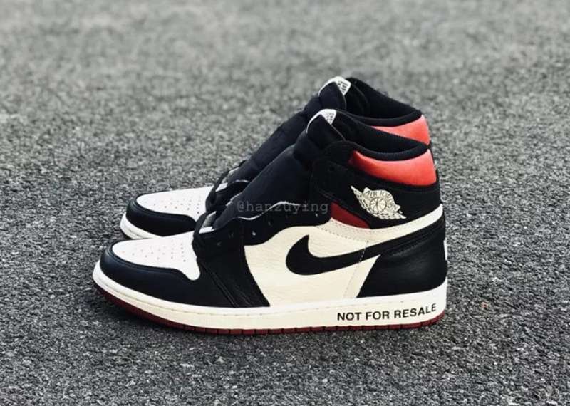 Air Jordan 1 NRG NOT FOR RESALE Black White Shoes